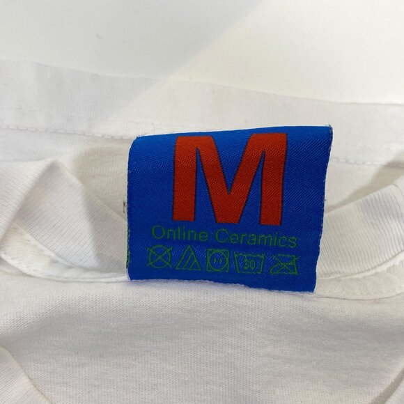 ONLINE CERAMICS White Cotton 'Mushroom' T-Shirt - Picture 9 of 9